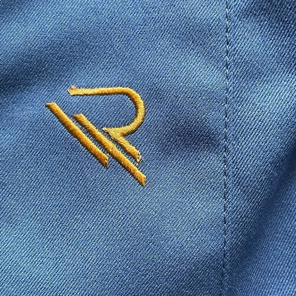 Rant Ceil Blue Medical Scrub Pants with Moto design. Size Medium - Picture 4 of 10